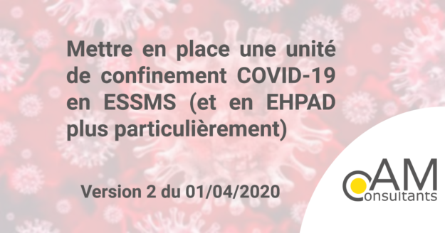 mise en place unité de confinement en ehpad guide unité de confinement