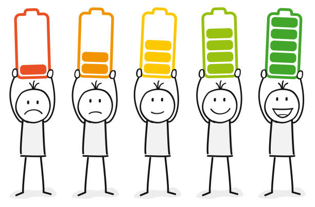 figure battery icon set vector praphic